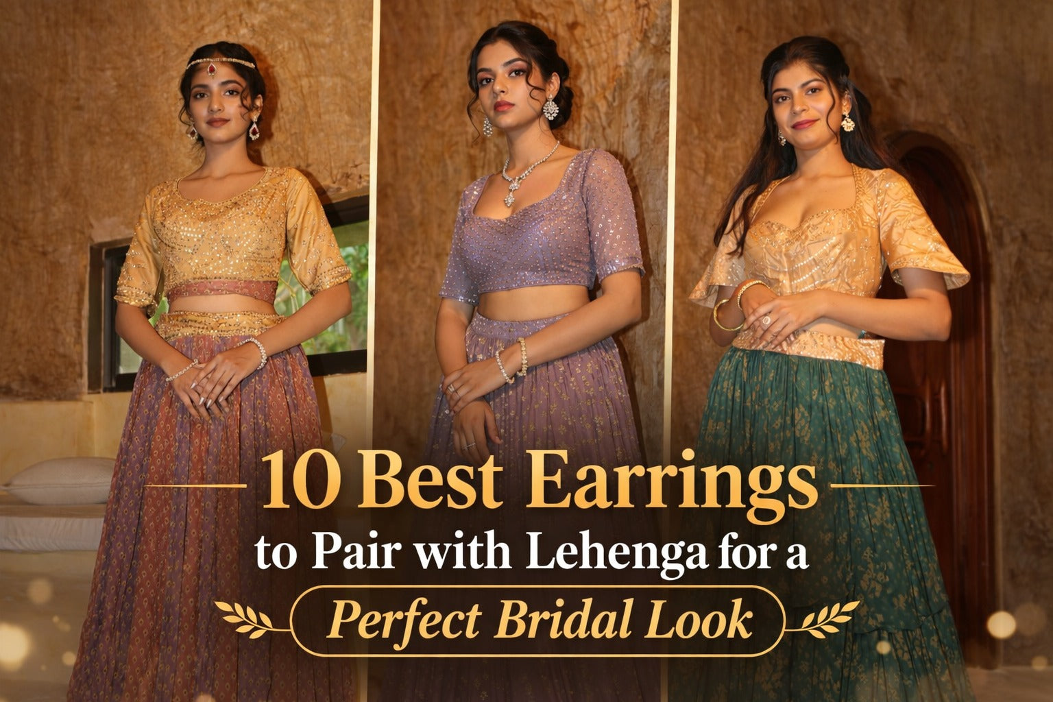 10 Best Earrings to Pair with Lehenga for a Perfect Bridal Look