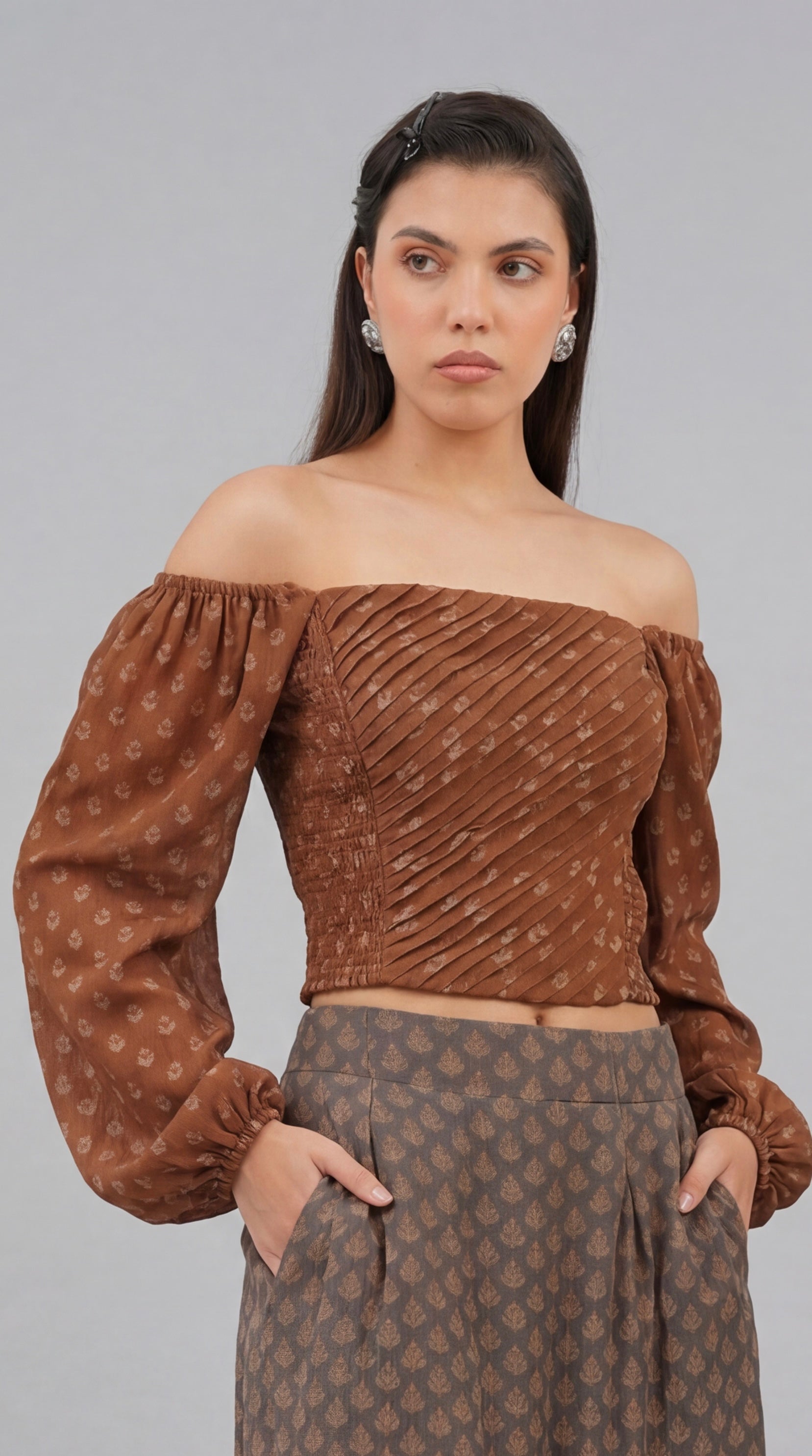 Rust Fern Tarned Top