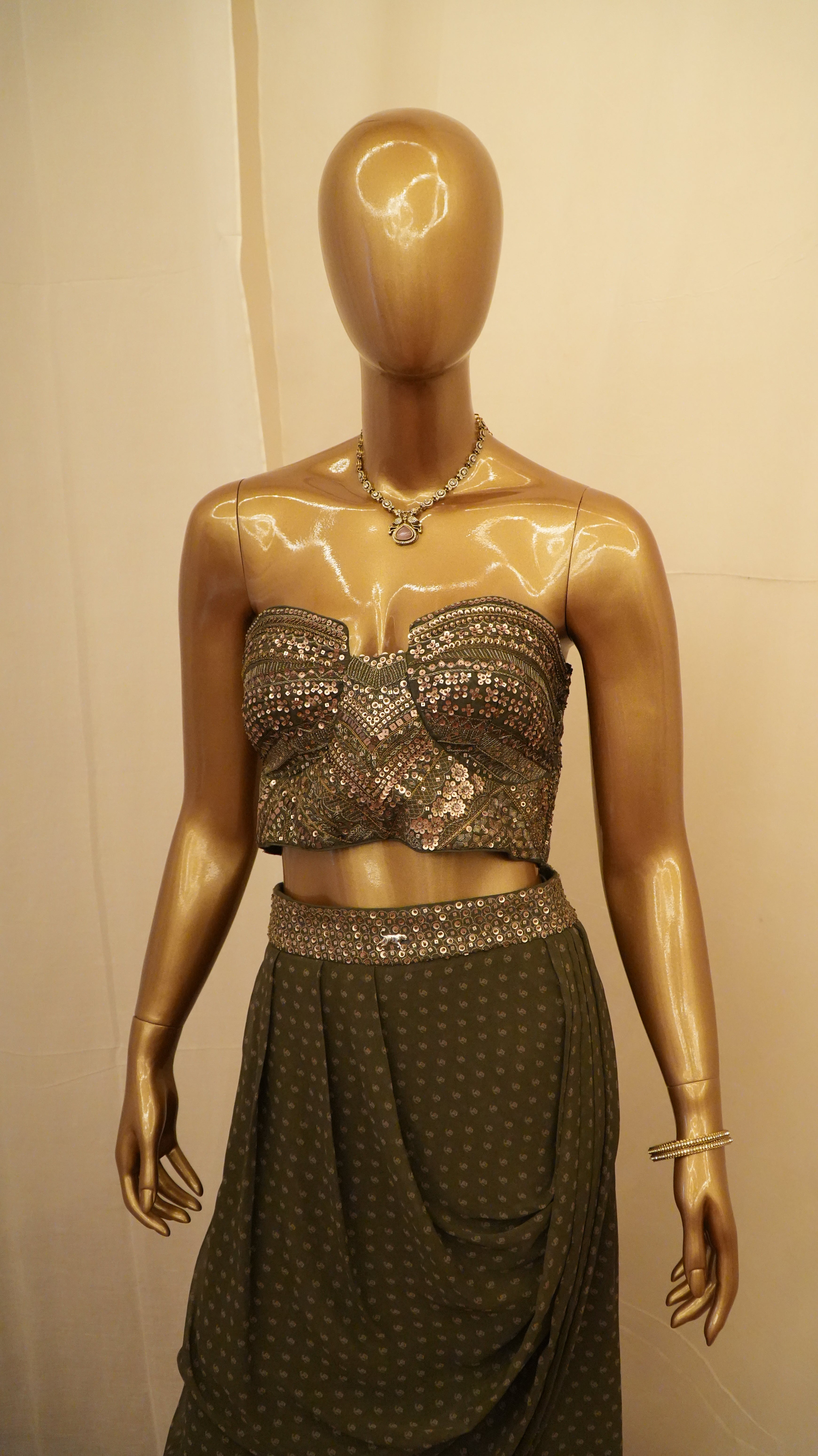 Godna draped skirt