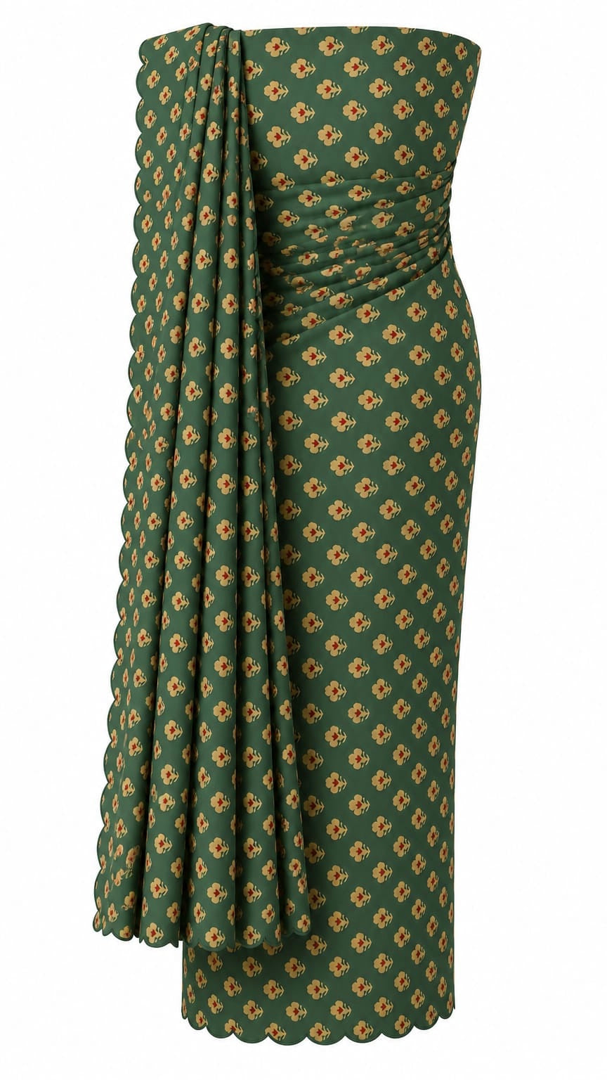 Moss Elan Saree