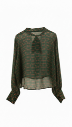Eira Moss Tie Shirt
