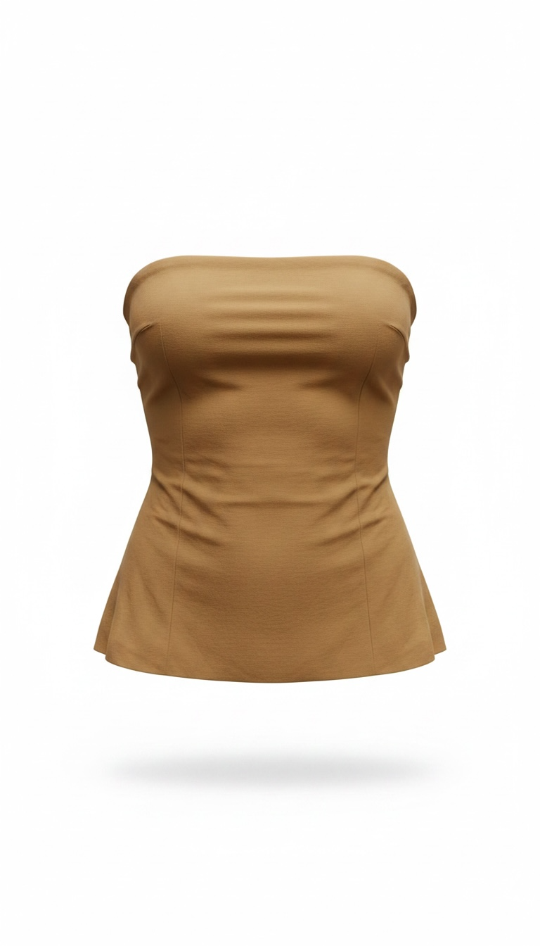 Amber camel top