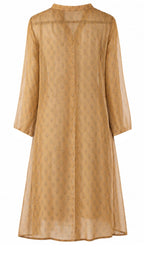 Ochre floret kurti