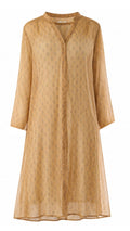 Ochre floret kurti