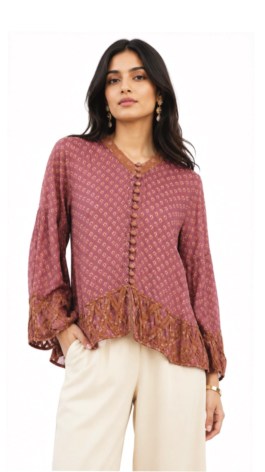 PETAL DUST SHIRT TOP