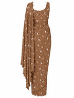 Gaiara Coffee Festonne saree