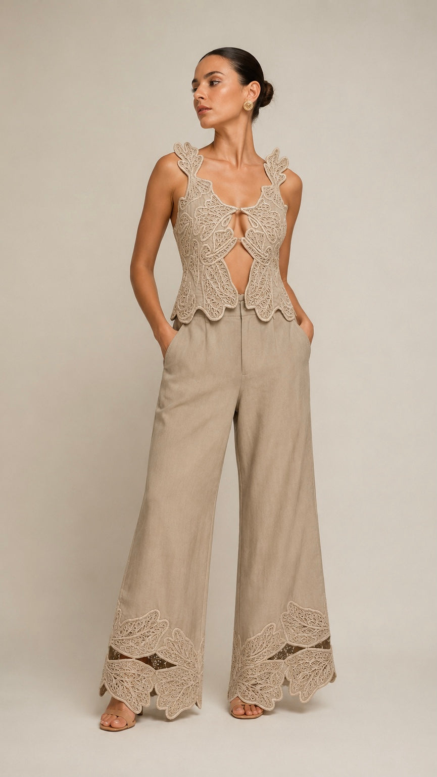 Gotta Patti waist coat set
