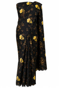 Noir Garden Festonne Saree