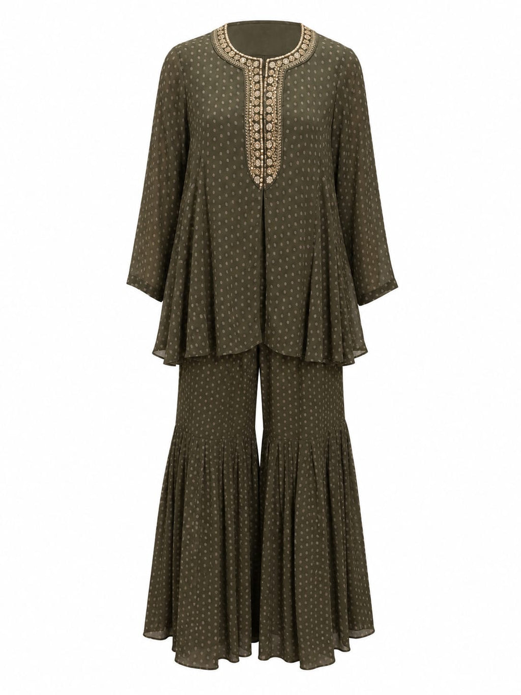 OLIVE BLOOM KURTI