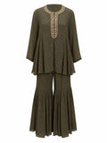 OLIVE BLOOM KURTI