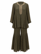 OLIVE BLOOM KURTI