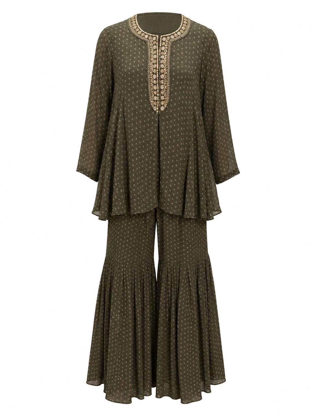 OLIVE BLOOM KURTI