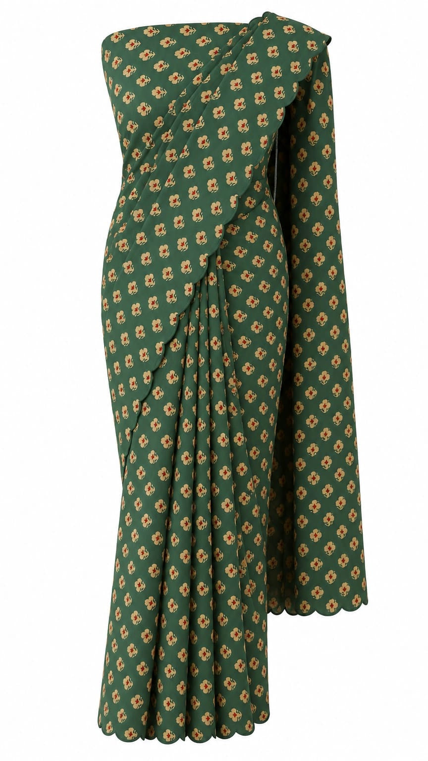 Moss Elan Saree