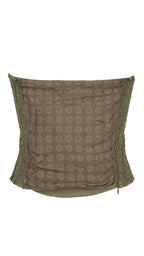 Olive Rosette Orlaya Top