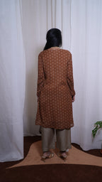 Rust Fern Kurti