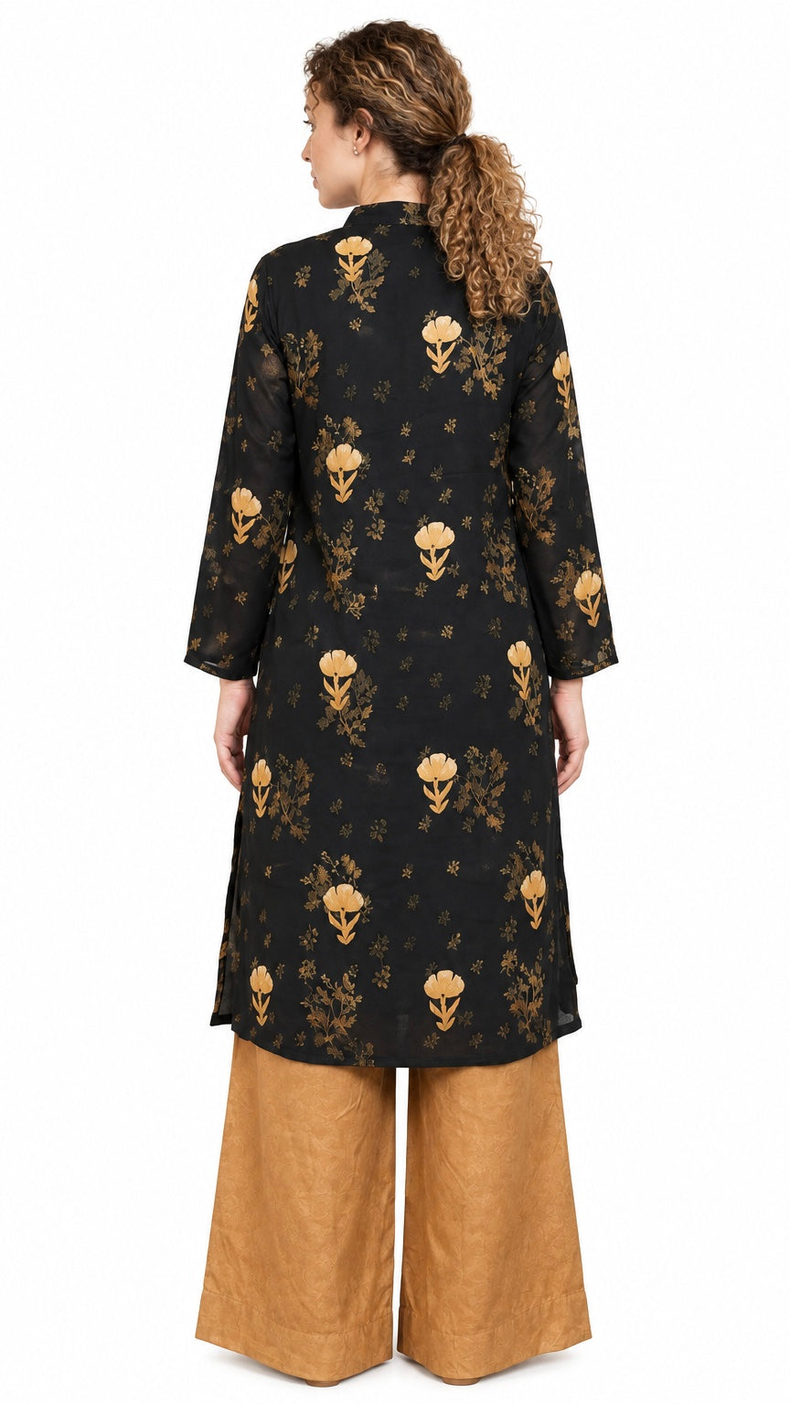 Noir Garden Kurti