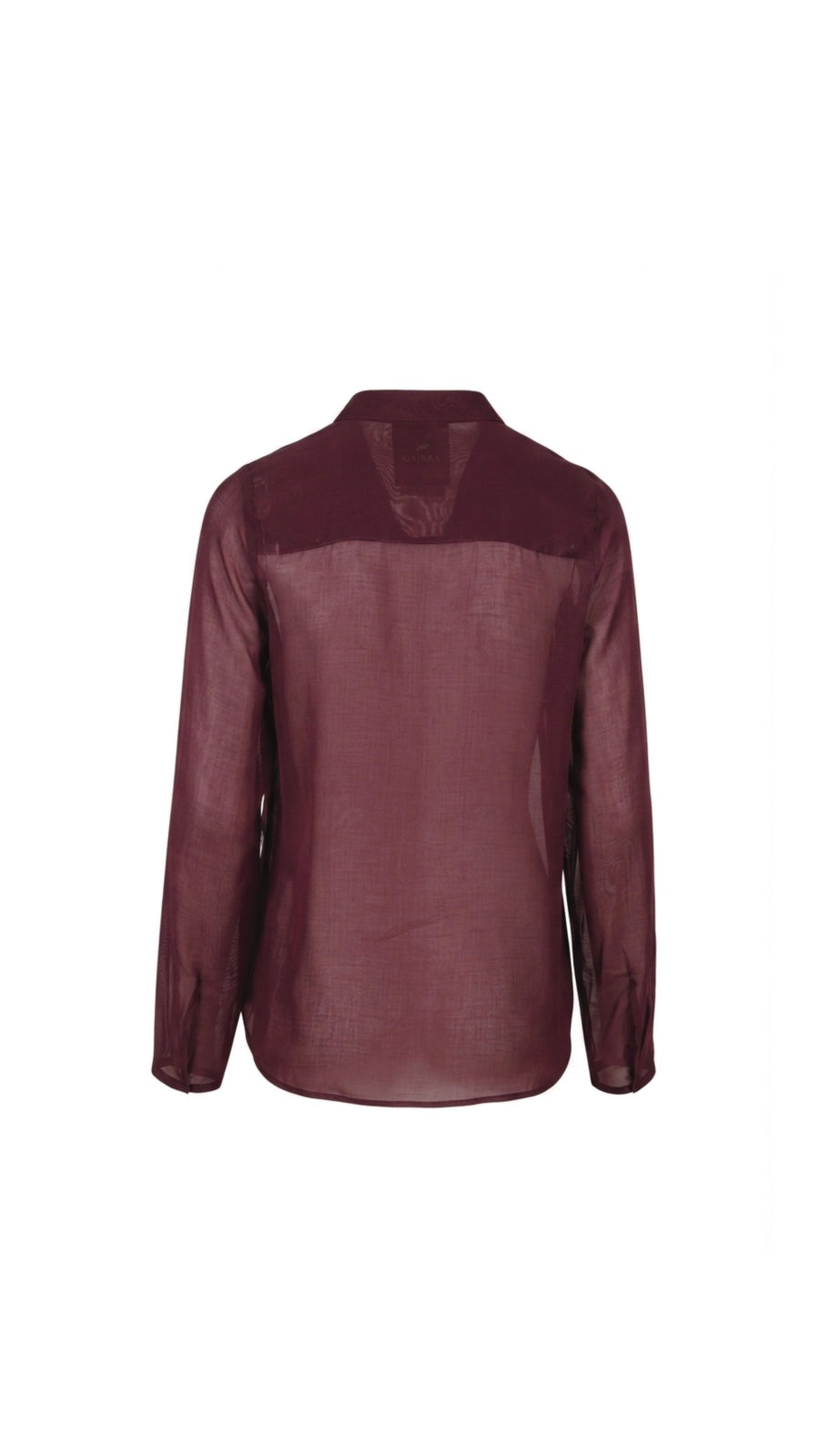MERLOT SHAWL COLLAR SHIRT