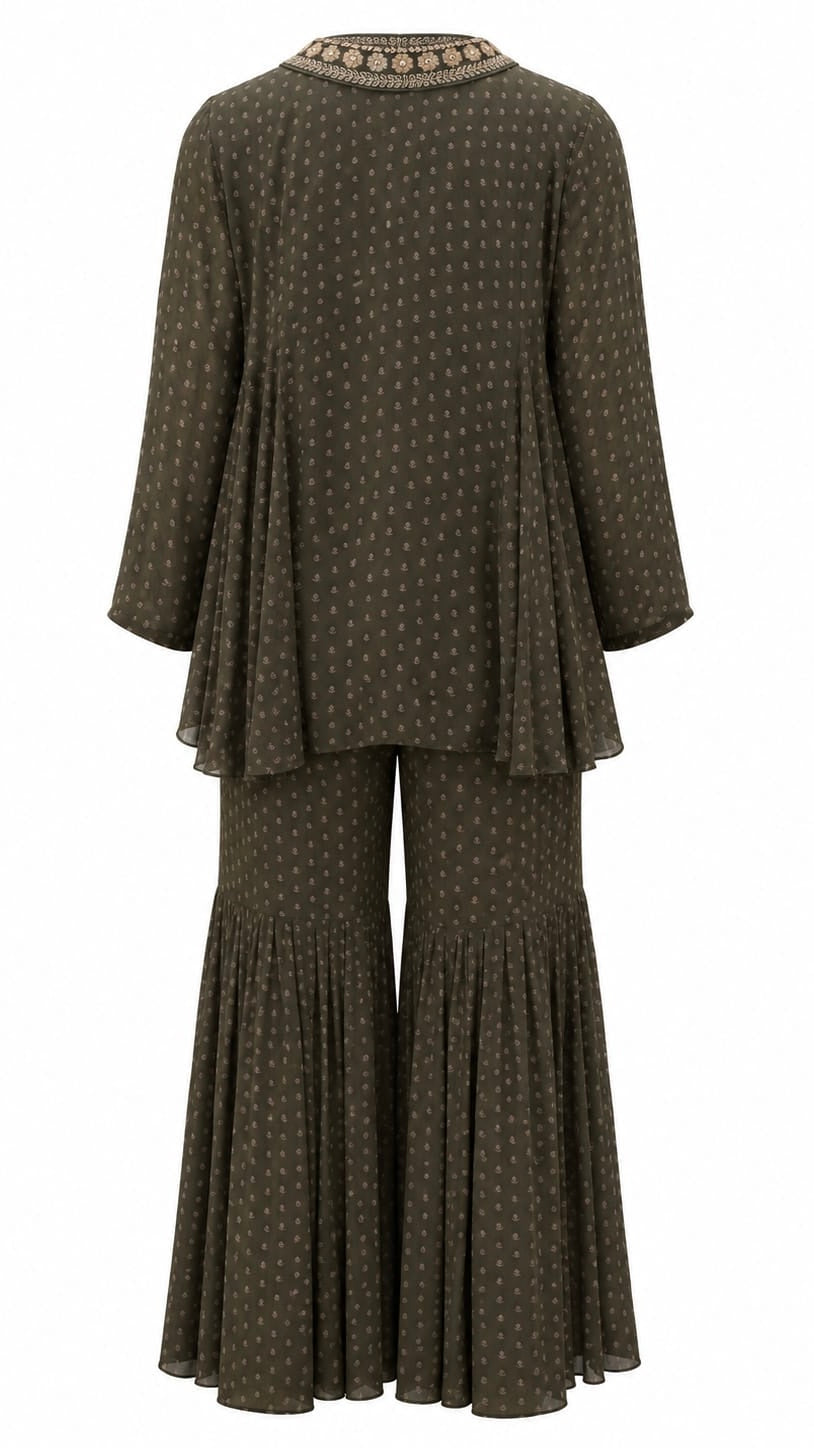 OLIVE BLOOM KURTI