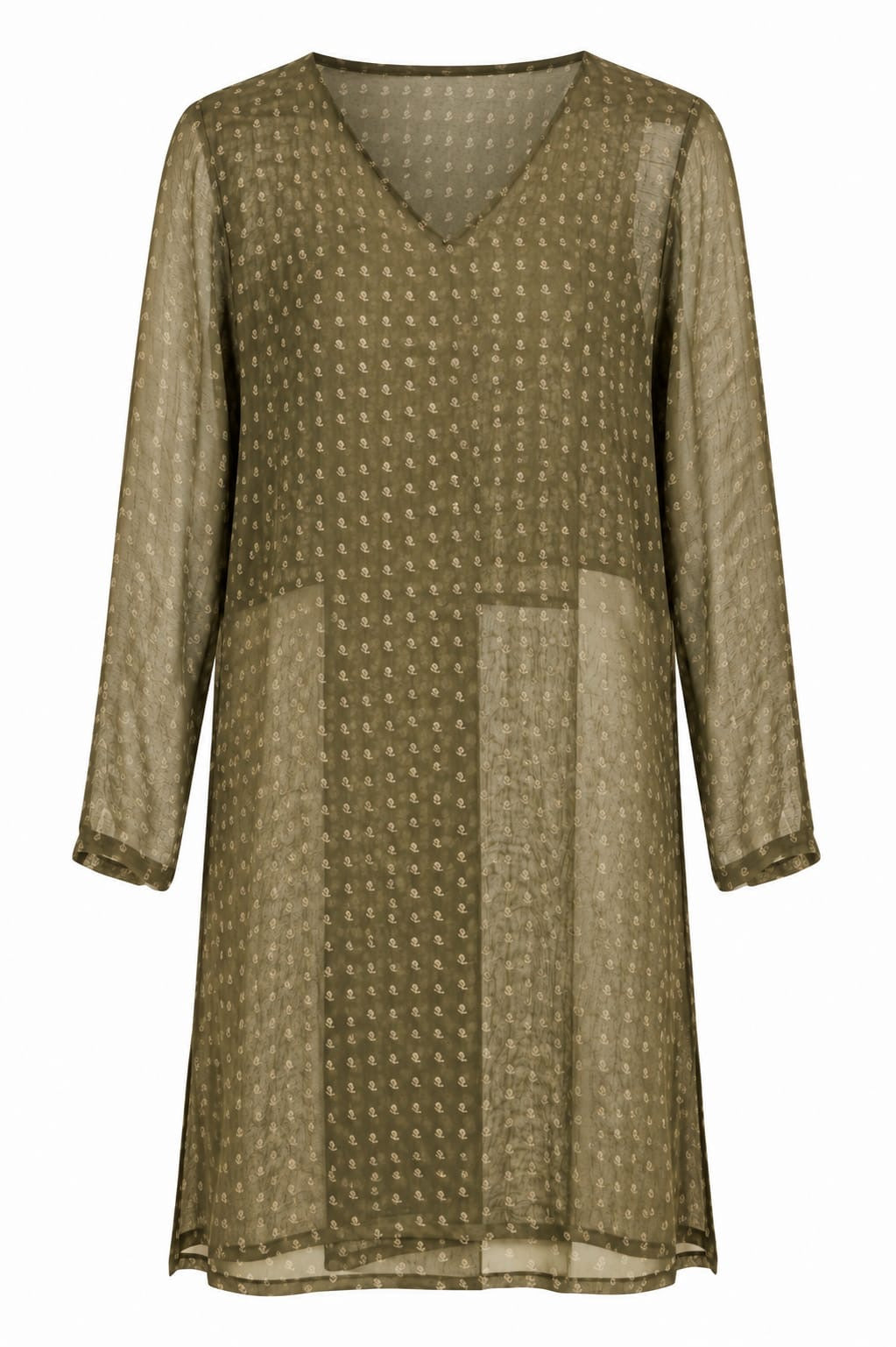 Olive bloom kurti