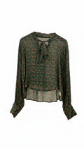 Eira Moss Tie Shirt