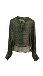 Eira Moss Tie Shirt
