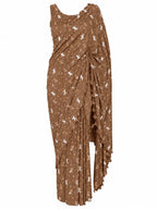 Gaiara Coffee Festonne saree