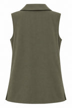 BLAZER TOP WITHOUT SLEEVE