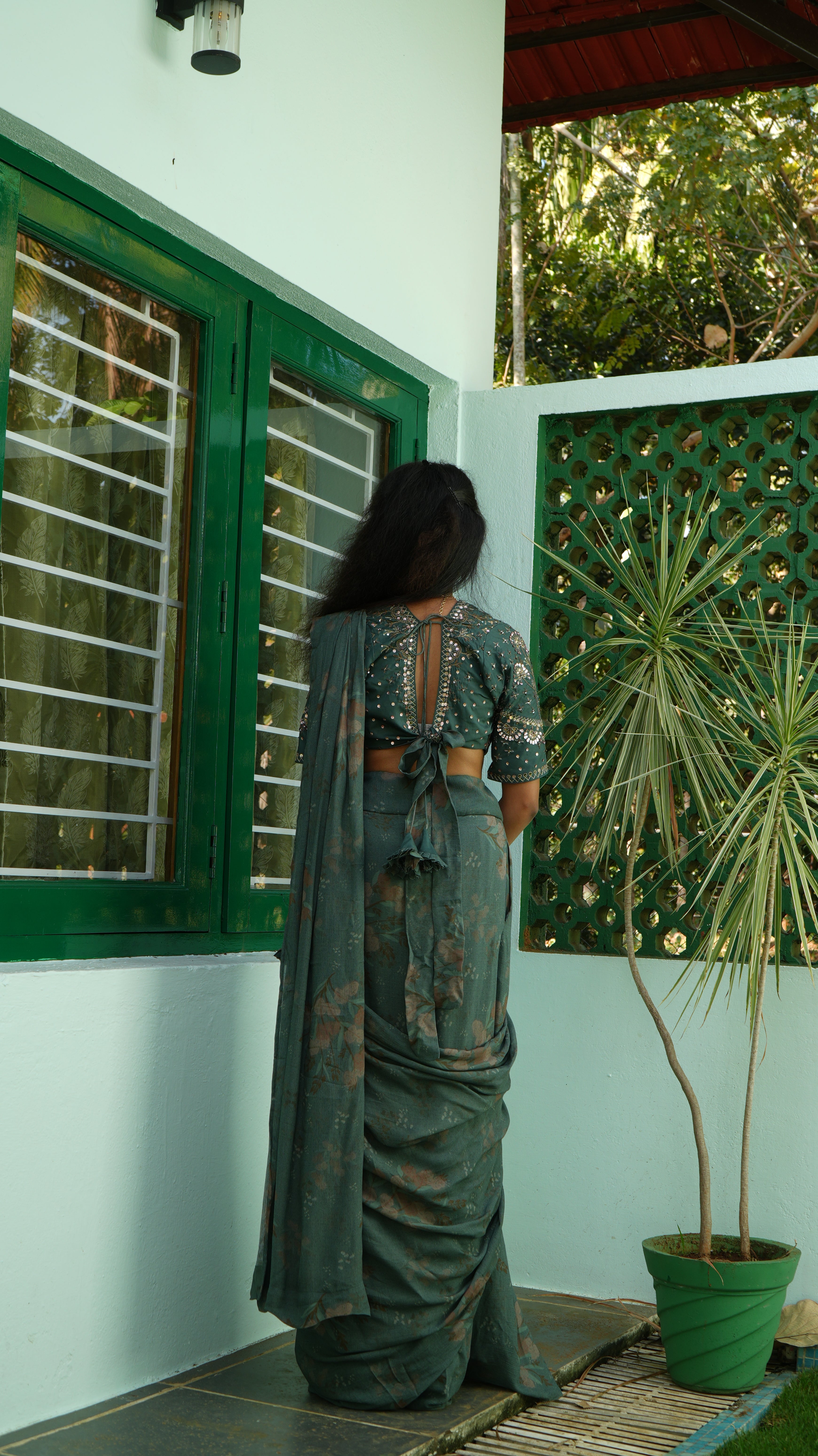 SYLVA FUSION SAREE