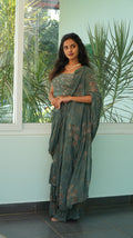 Moss etre fusion saree