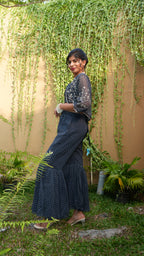 Azure Bloom Co-Ord Pearl Set
