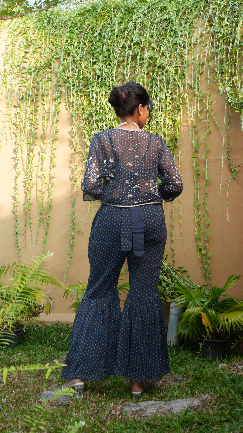 Azure Bloom Co-Ord Pearl Set