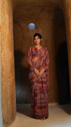 Crazy Pink Saree Set (Pre Pleated)