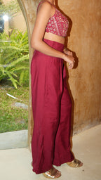 Red Terra Retro Pants
