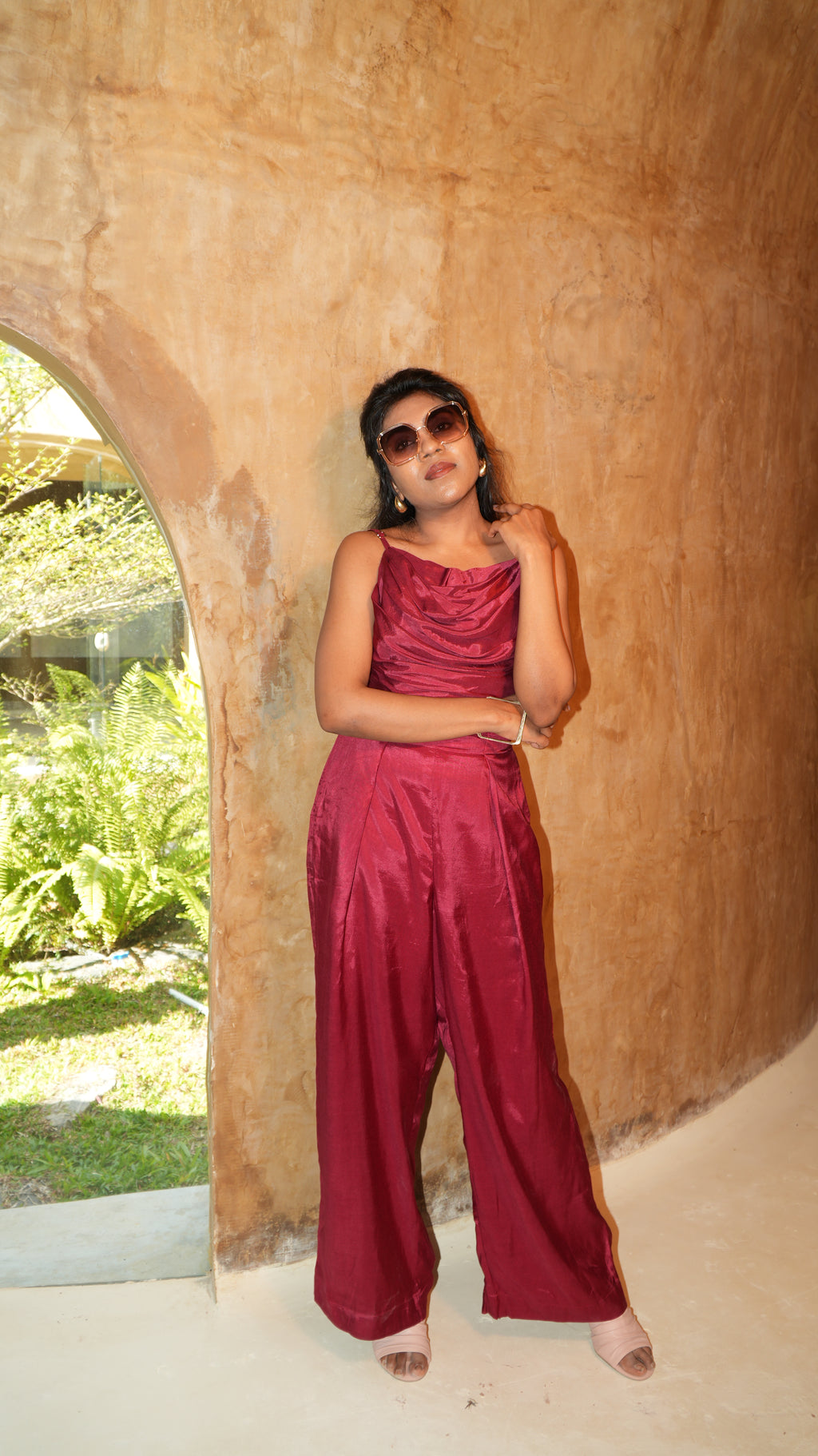 COWL TOP AND PANT