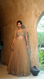 CITRINE GARDEN LEHENGA SET