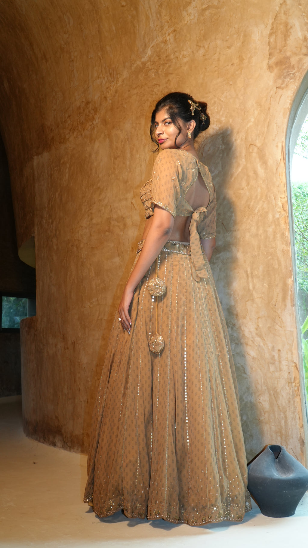 CITRINE GARDEN LEHENGA SET