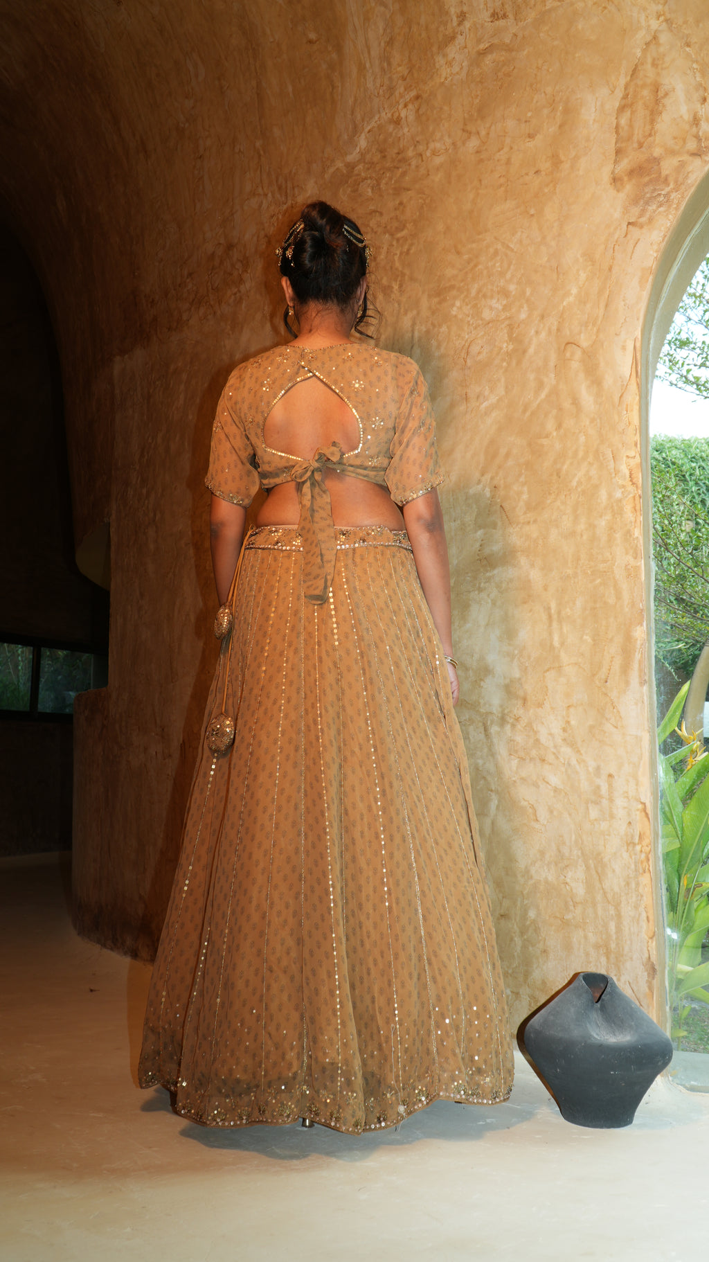 CITRINE GARDEN LEHENGA SET