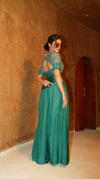 Aura sculpt bodice with hand embroidery