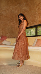 Burn Brown Gown