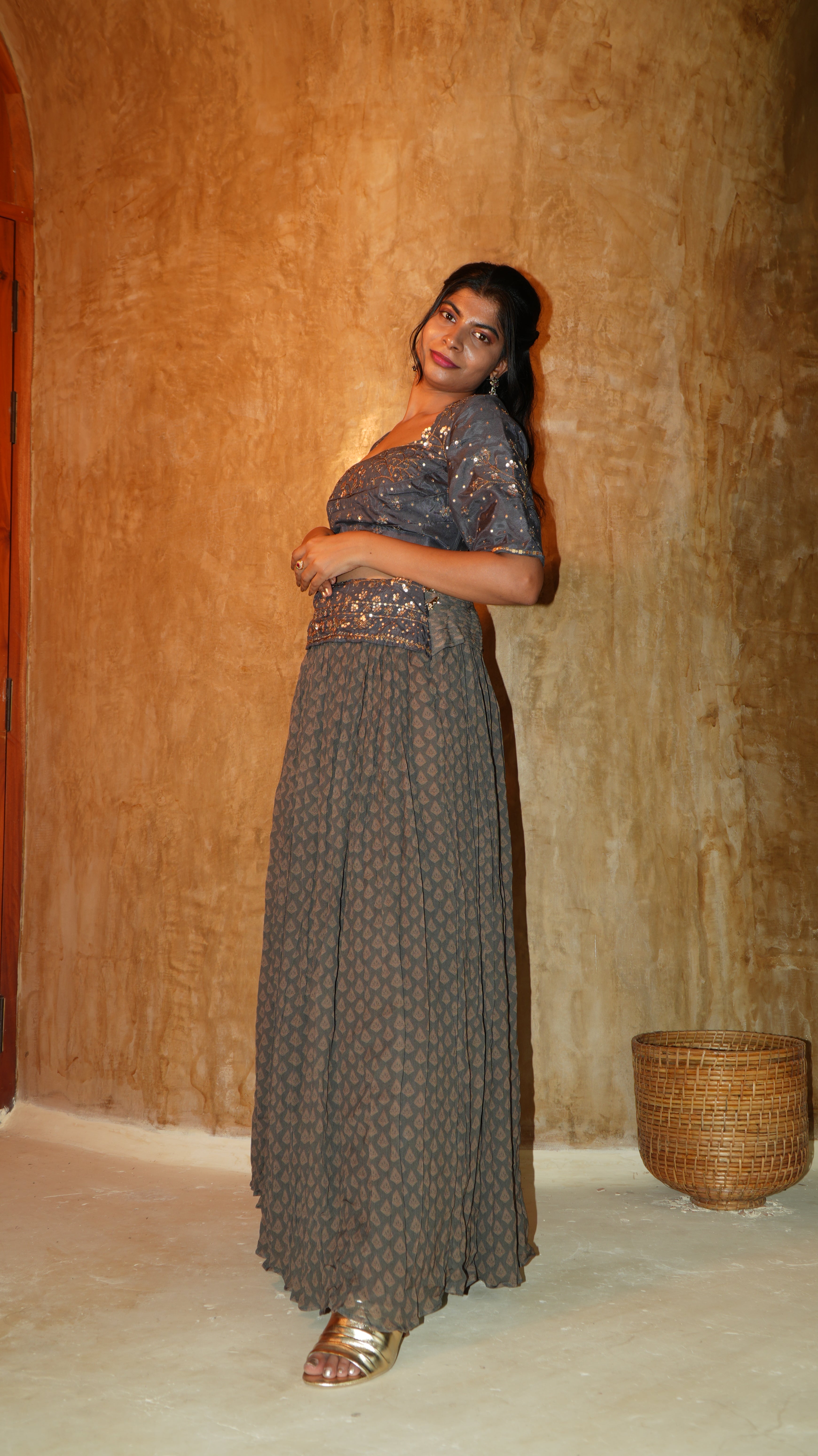 Diamond Flint Lehenga Set