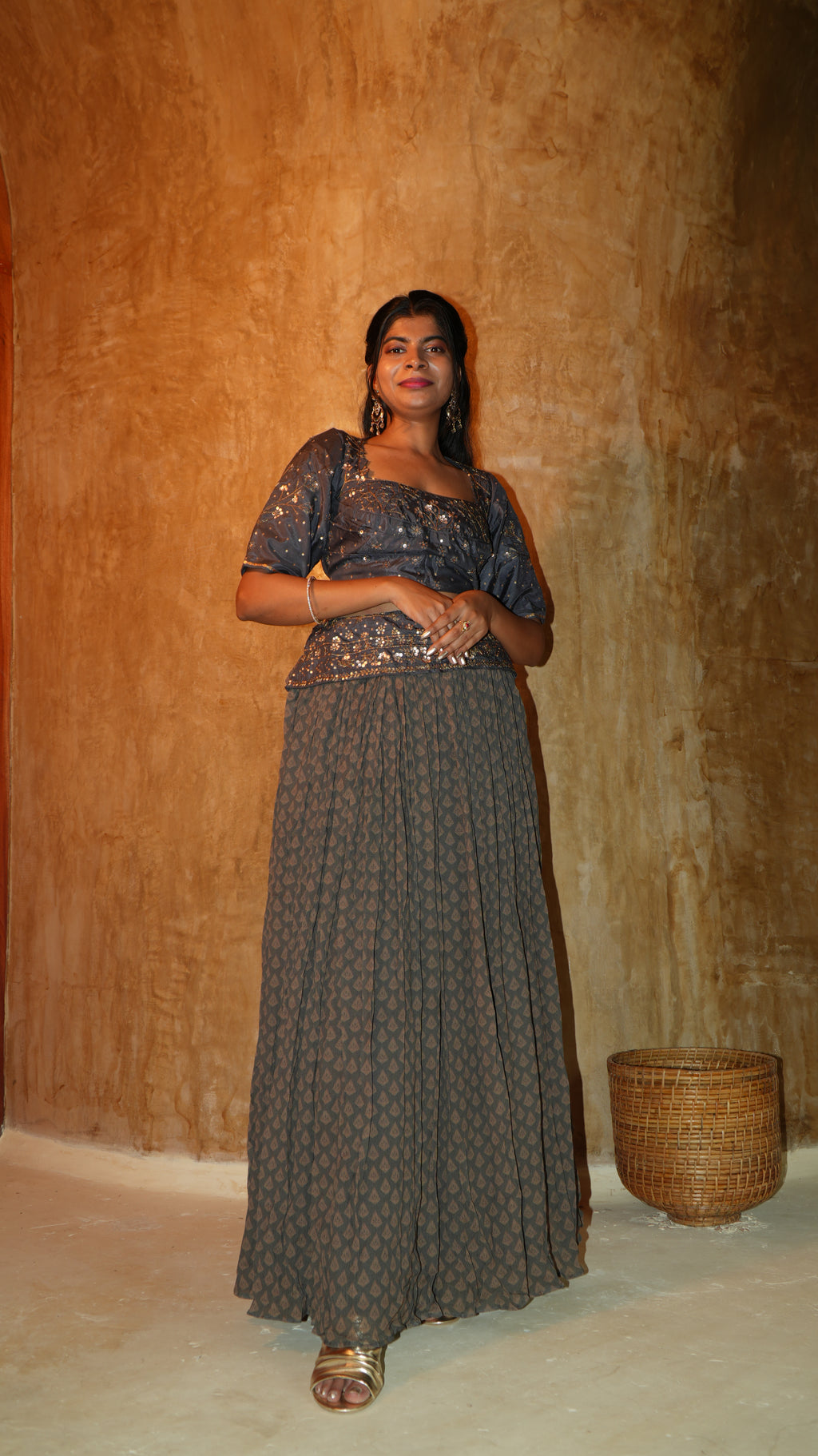 Diamond Flint Lehenga Set