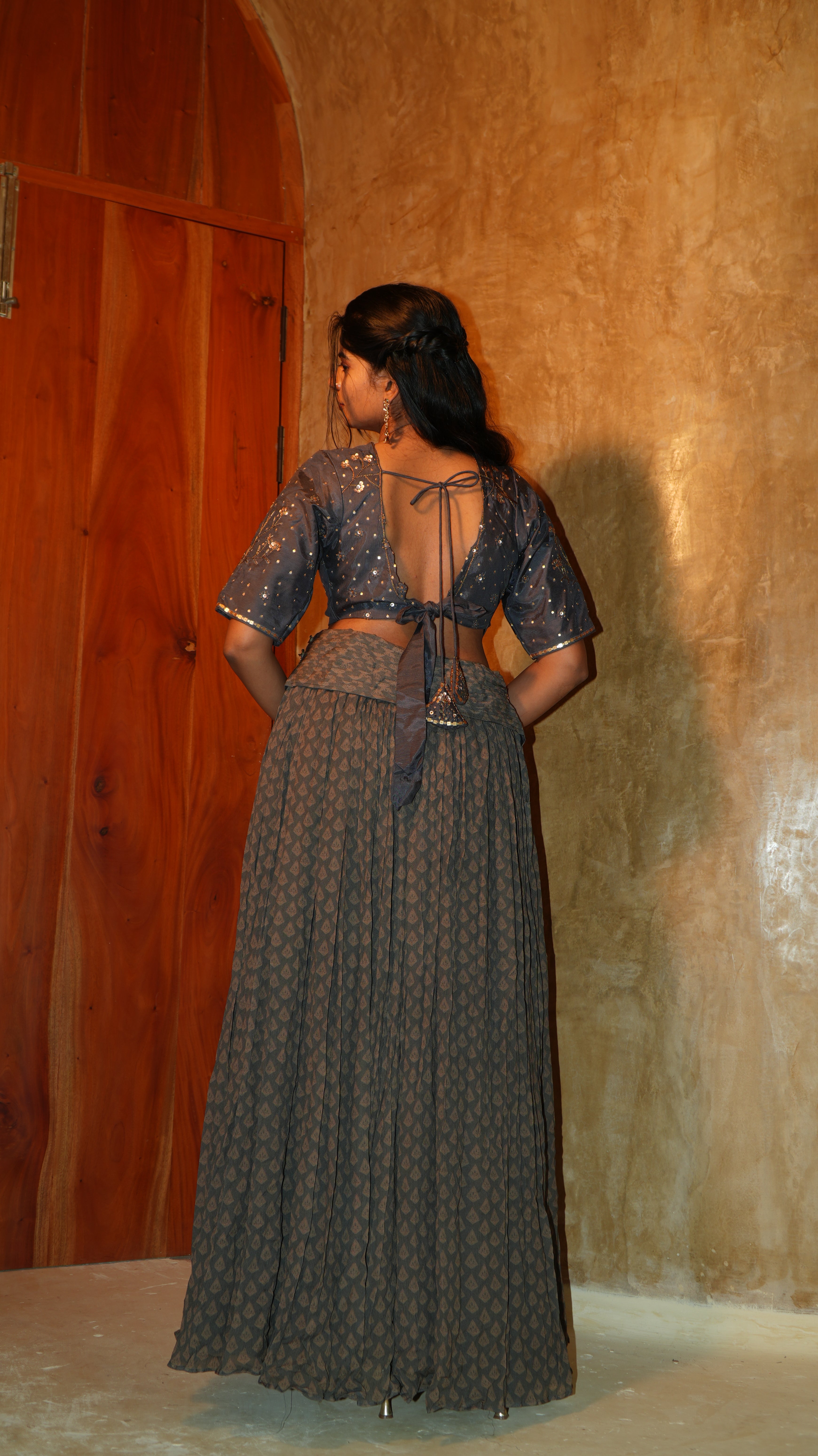 Diamond Flint Lehenga Set