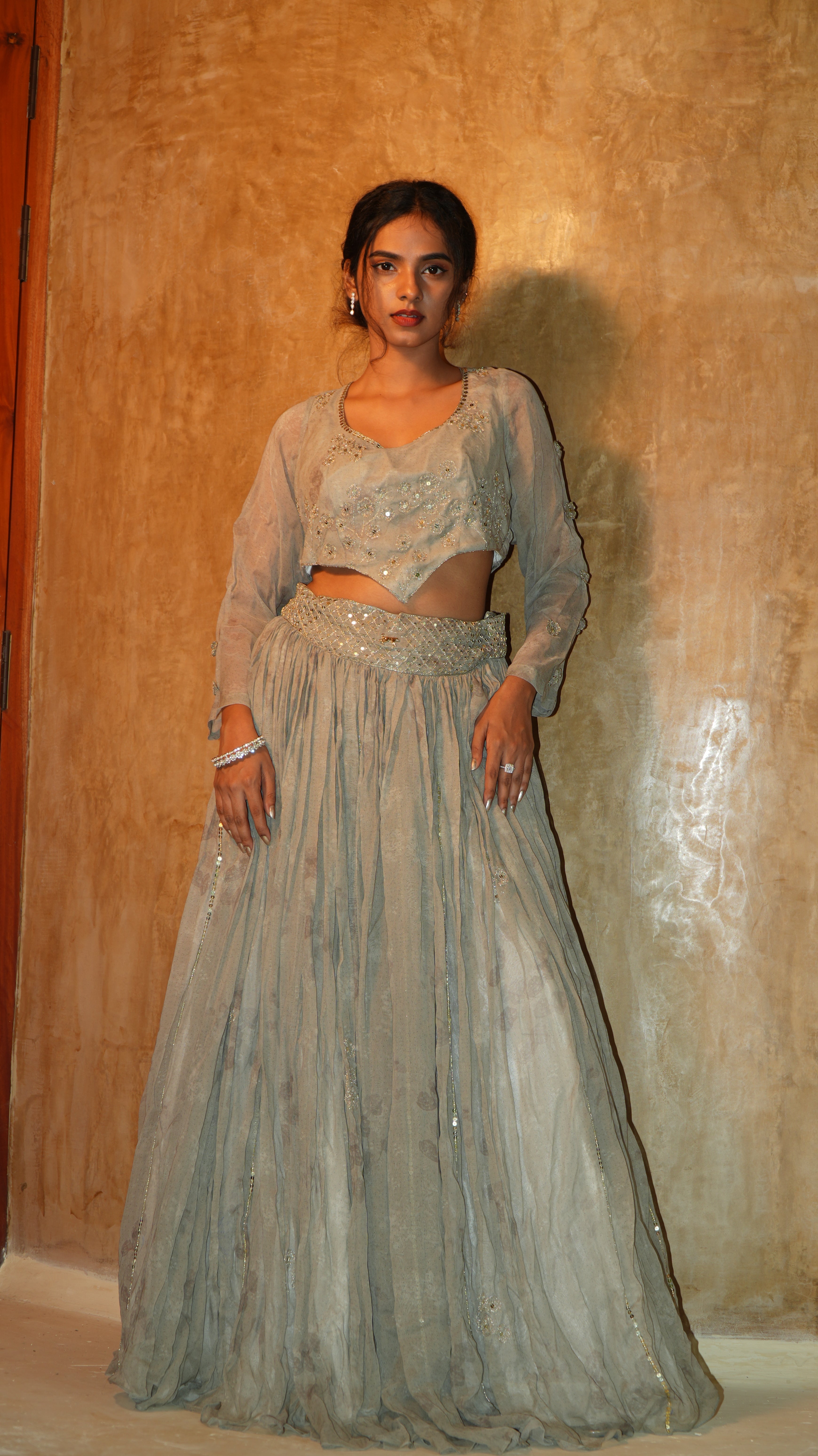 Eira Curve Lehenga Set