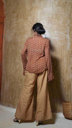 Ruffles Rust Fern Tops