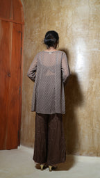 Umber Bloom Side Slit