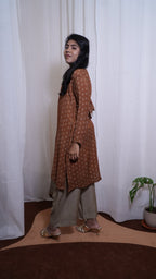Rust Fern Kurti