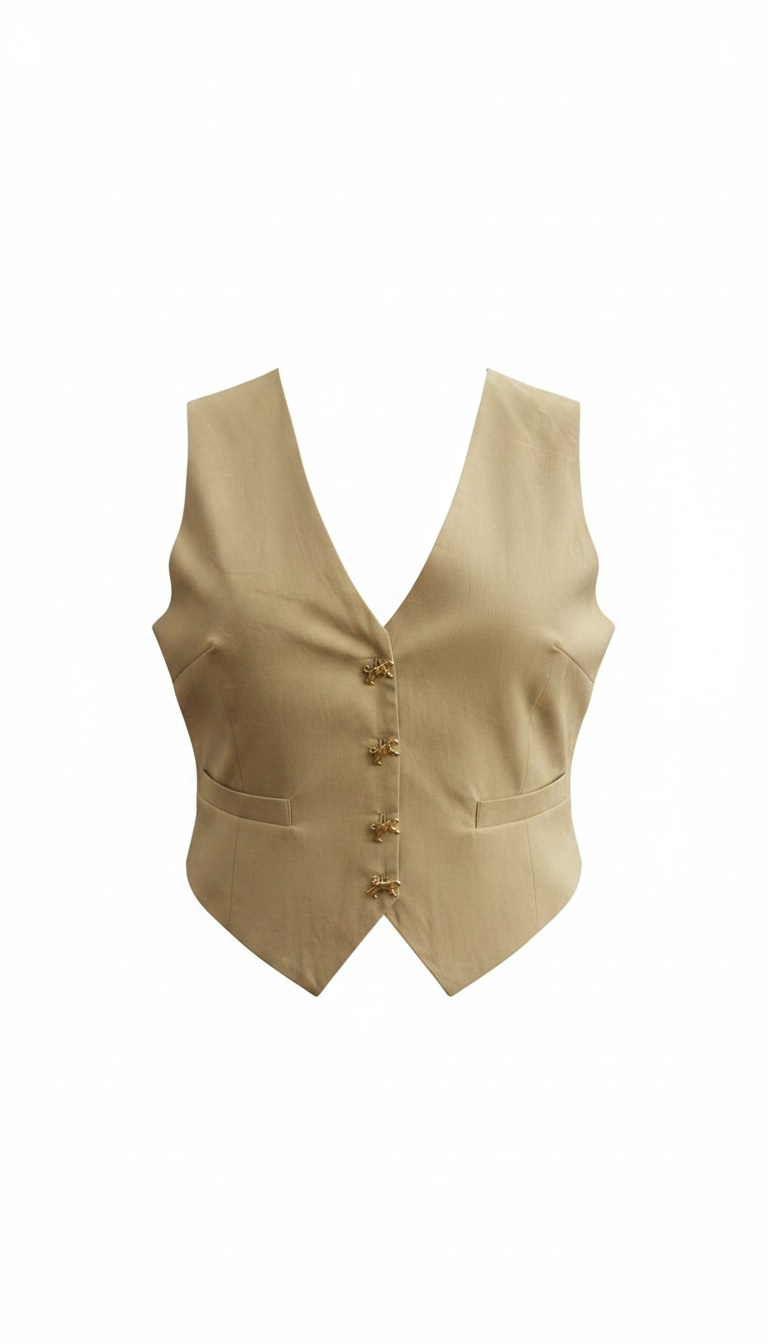 Pearl White Waist Coat