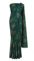 Emerald Bloom Elvis Saree