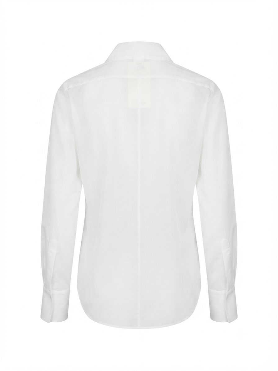HILL WHITE SHAWL COLLAR SHIRT