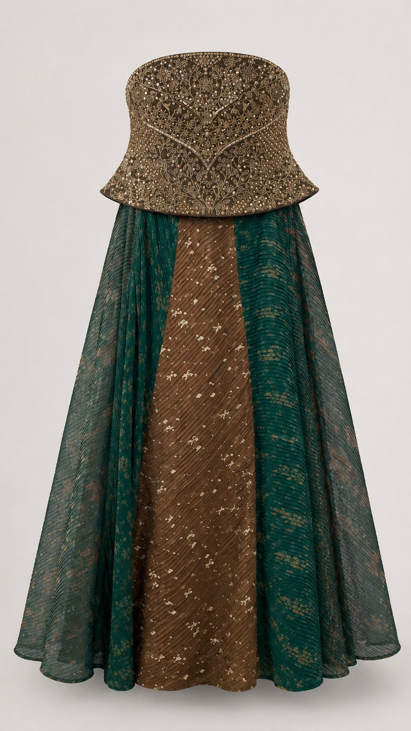 Phulkari Corset
